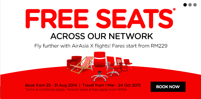 AirAsia Free Seats Promotion