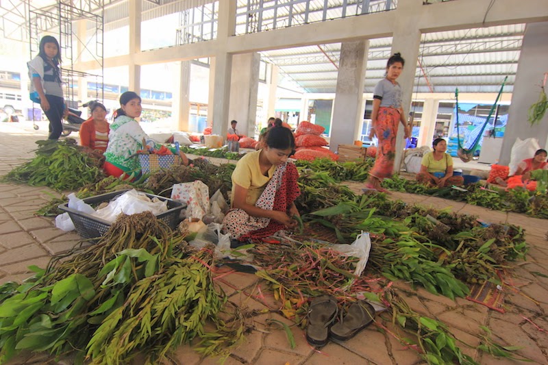 Dan Singkhon Market Di Sempadan Thailand Myanmar