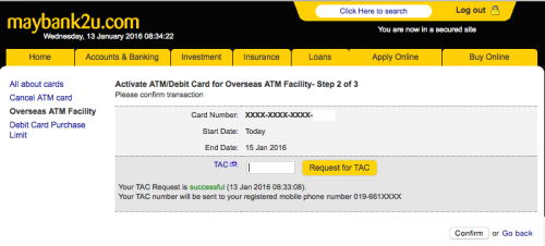 Cara Aktifkan Kad ATM Maybank