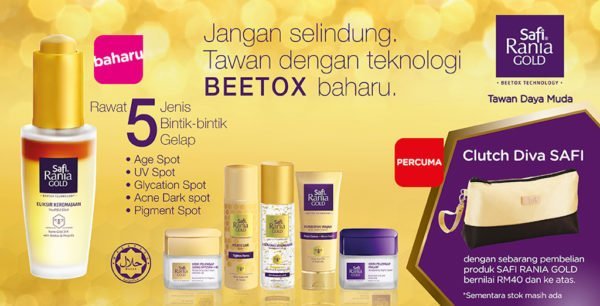 Safi Rania Gold Beetox Produk Kecantikan Teknologi Baru Safi Malaysia