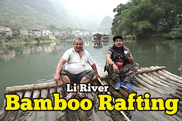 Pengalaman Menyusuri Li River Bamboo Rafting Di Guilin China