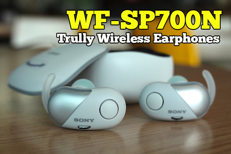 review sony wf-sp700n wireless earphones