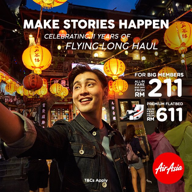 AirAsia X 11 Years Of Flying Long Laul Contest For AABC