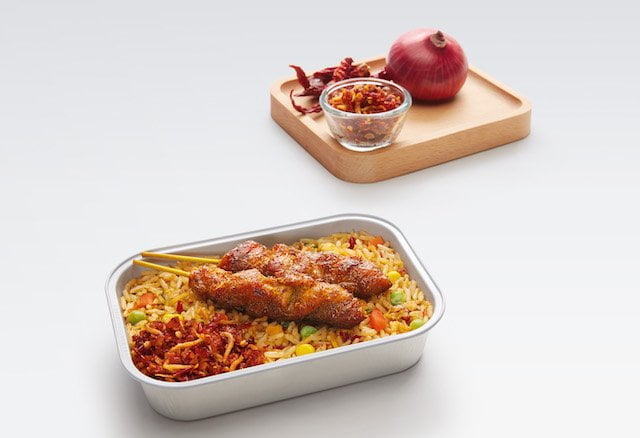 AirAsia Superior Fried Rice with Chicken Satay-Midres