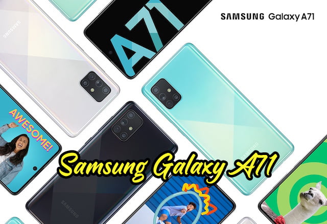Samsung Electronics Melancarkan Galaxy A71 Galaxy A51 copy