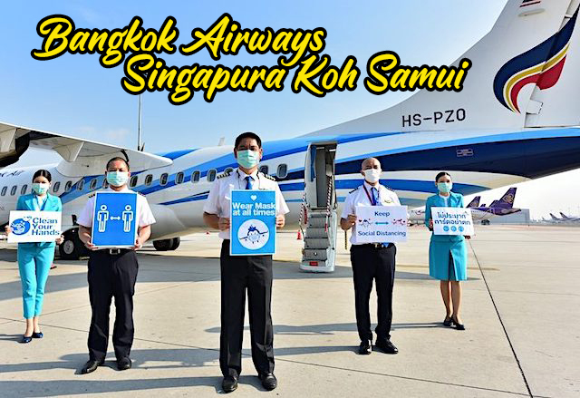 Bangkok Airways Sambung Penerbangan Antara Samui Dan Singapura copy