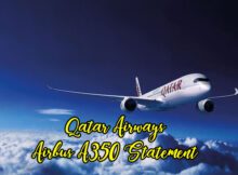 Kenyataan Qatar Airways mengenai Pesawat Airbus A350 Statement copy