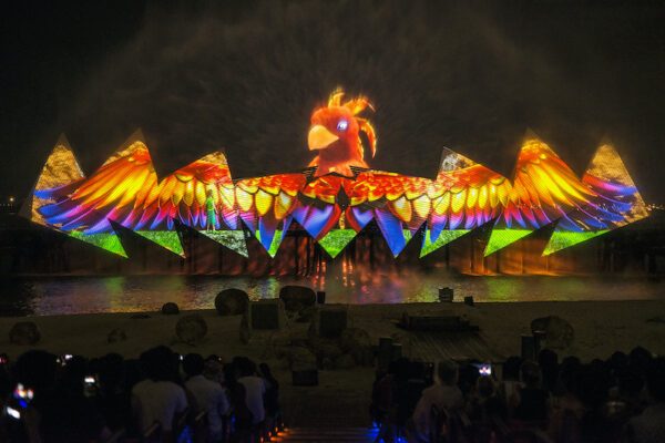 Outdoor Night Show Wings Of Time Sentosa