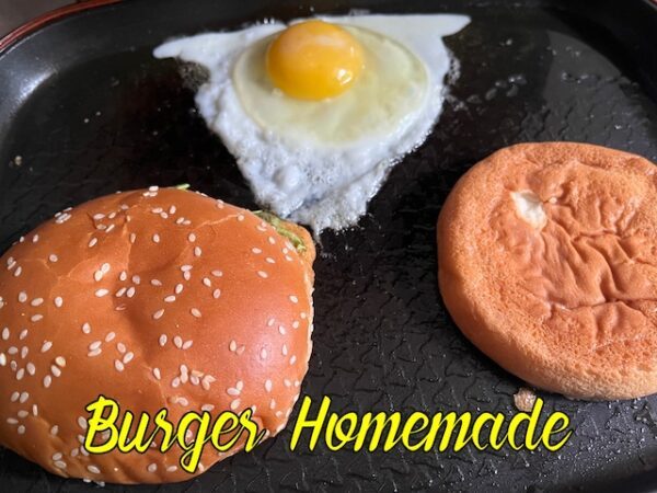 cara masak burger homemade di rumah